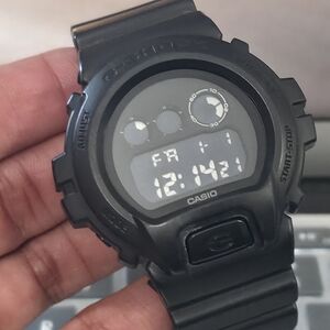 Black Gshock Casio Digital Smartwatch DW6900BB
